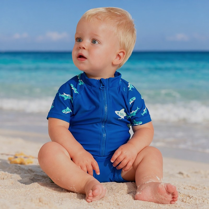 Lasten UV-Uimapuku - Playshoes Shark