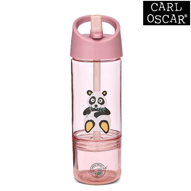 Juomapullo - Carl Oscar Pink Panda 2-in-1