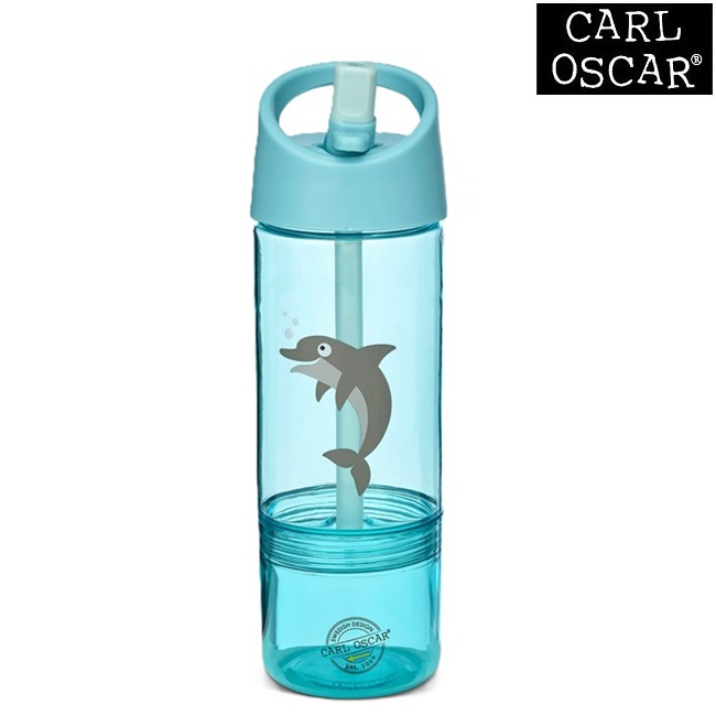 Juomapullo - Carl Oscar Blue Shark 2-in-1