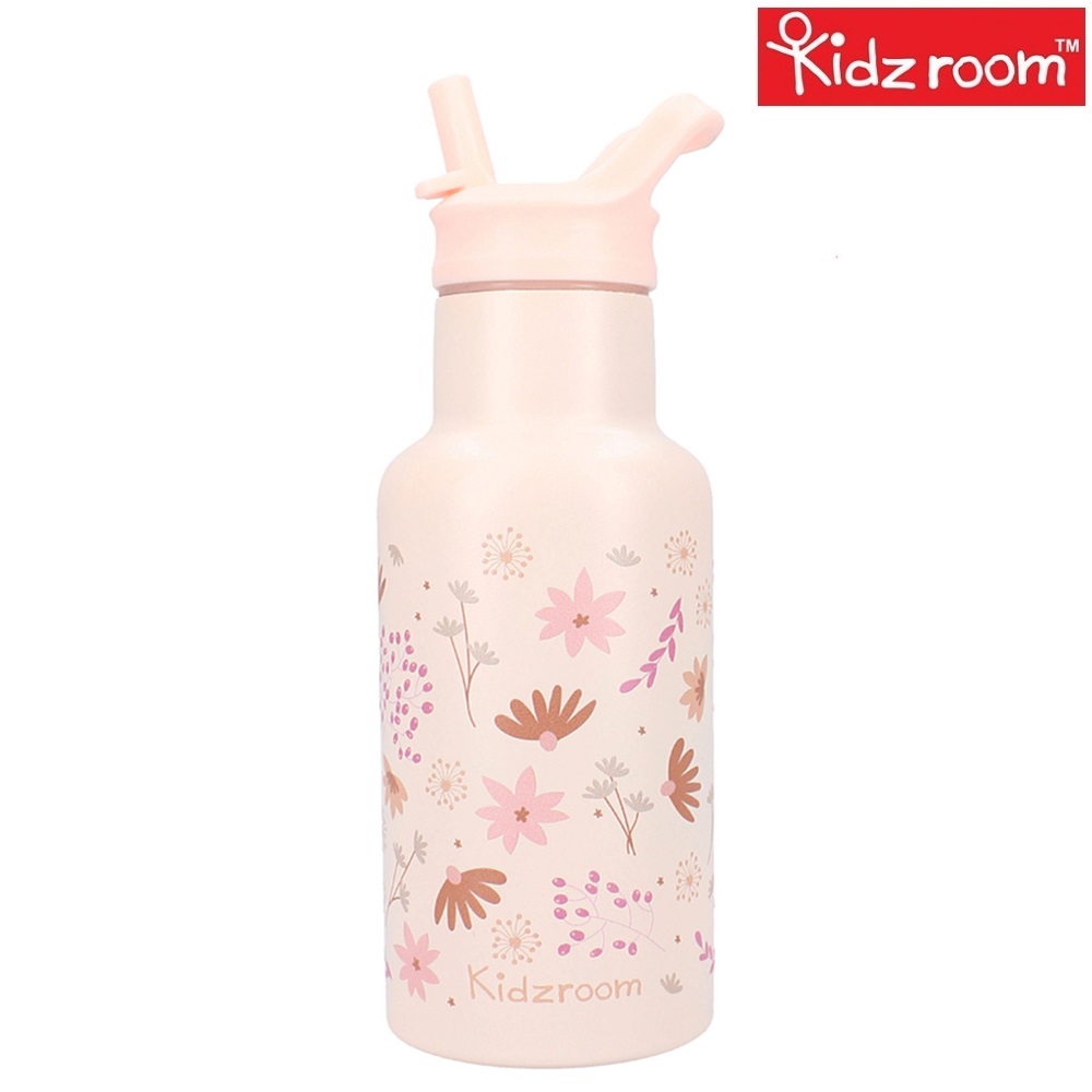 Lasten teräs joumapullo Kidzroom Flowers