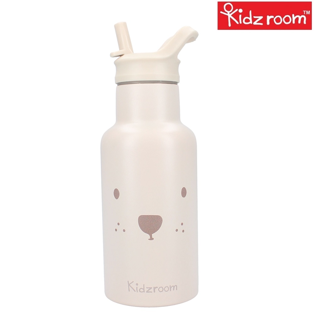 Lasten teräs joumapullo Kidzroom Beary Excited