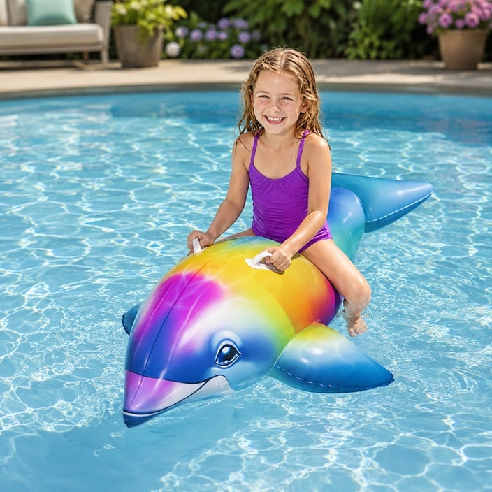 Puhallettava Uimalelu Bestway Rainbow Dolphin XXL