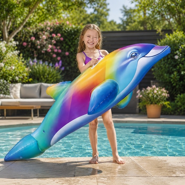 Puhallettava Uimalelu Bestway Rainbow Dolphin XXL