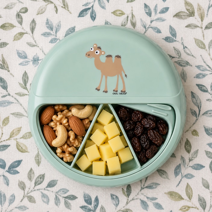 Välipalalaatikko - Carl Oscar SnackDisc Green Camel